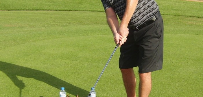 Golf Pitching & Chipping Drill 105a. Technique: The Practice Station